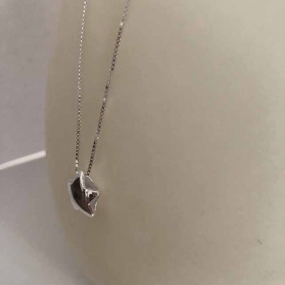 Bộ dây chuyền liền mặt nữ trang sức bạc Ý S925 Bạc Xinh - Ngôi sao may mắn PP1508