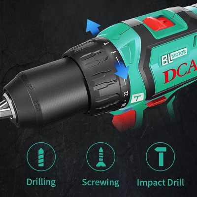 MÁY KHOAN ĐỤC DÙNG PIN KHÔNG CHỔI THAN DCA ADJZ05-13Z (KHÔNG KÈM PIN VÀ SẠC) - HÀNG CHÍNH HÃNG