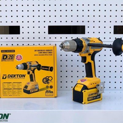 MÁY KHOAN PIN 18-21V 13MM DEKTON D20-ID1390BL - HÀNG CHÍNH HÃNG