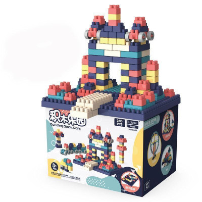 Bộ Đồ Chơi Lắp Ráp 520 Chi Tiết Building Block Hộp Lớn Cho Bé
