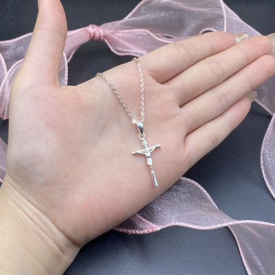 Mặt Dây Chuyền Bạc 925 Thánh Giá Hàng Chính Hãng Bạc Hiểu Minh MDN491