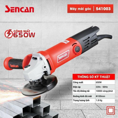 MÁY MÀI GÓC 100MM 650W 220V 541003 SENCAN - HÀNG CHÍNH HÃNG