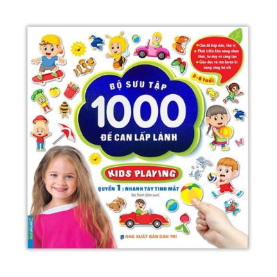 Sách - Bộ Sưu Tập 1000 Đề Can Lấp Lánh - Combo 4 Tập - Minh Thắng