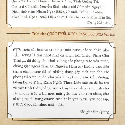 Tiến Sĩ Nguyễn Hàm - Thời Thế, Thân Thế Và Gia Đình