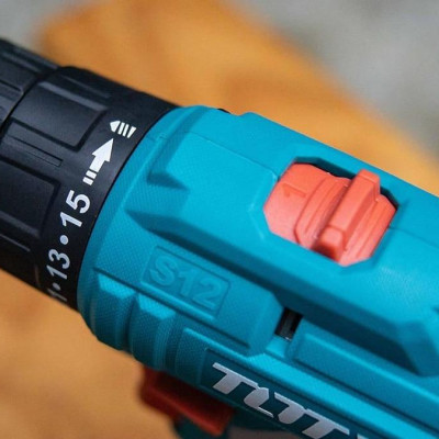 MÁY KHOAN DÙNG PIN 12V (0.8-10MM) (02 PIN VÀ 01 SẠC) TOTAL TDLI1232 - HÀNG CHÍNH HÃNG