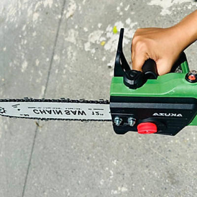 MÁY CƯA XÍCH PIN 21V 12 INCH ( XANH LÁ GALAXY ) AKUZA CX12 - HÀNG CHÍNH HÃNG