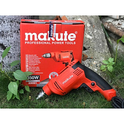 Máy khoan điện 6.5mm 350W Makute ED001 RED- Hàng chính hãng