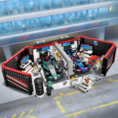 Đồ Chơi Lắp Ráp Gara F1 LEGO CITY 60444 (678 chi tiết)
