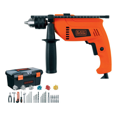 Bộ máy khoan động lực BLACK & DECKER HD650BXH-B1 100 phụ kiện- Hàng chính hãng