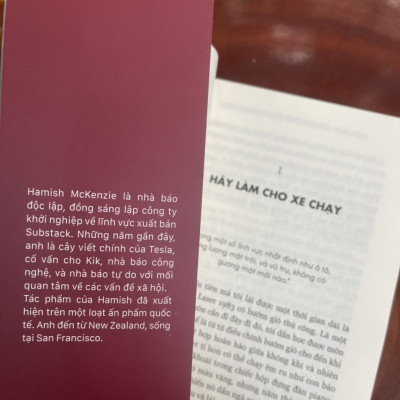 [Giải cứu sách hay, xả kho chống ế 45%] ELON MUSK ĐẶT CẢ THẾ GIỚI LÊN BỐN BÁNH XE ĐIỆN - Hamish McKenzie - Bestbooks