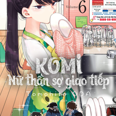 Sách - Komi - Nữ Thần Sợ Giao Tiếp - Tập 6 (Tái Bản 2025)