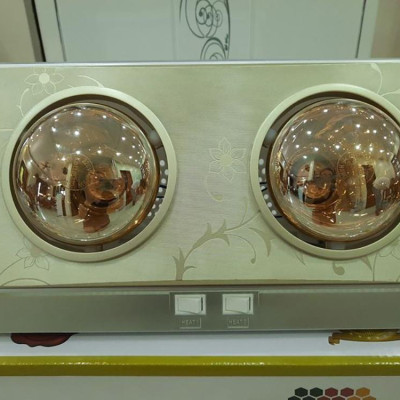 Đèn Sưởi Nhà Tắm ABG 3 Bóng Sưởi, Mỗi Bóng Công Suất 275W, Phù Hợp Với Phòng Tắm Rộng Từ 4-6 Mét Vuông - Hàng Chính Hãng