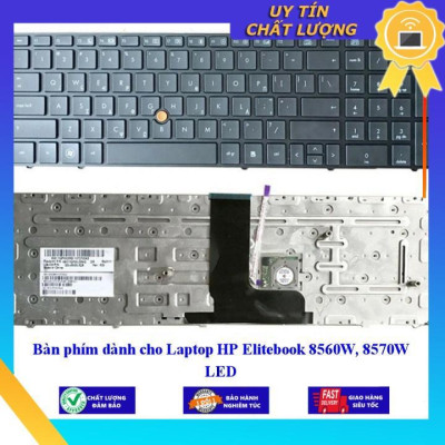 Bàn phím dùng cho Laptop HP Elitebook 8560W 8570W LED - Hàng Nhập Khẩu New Seal