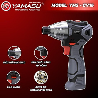 MÁY SIẾT VÍT PIN 16.8V 2000MAH YMS-CV16 YAMASU - HÀNG CHÍNH HÃNG
