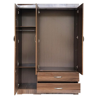    Tủ Áo Gỗ MDF Melamine  1m2  Sơn Bóng Màu Óc Chó