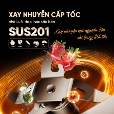 Máy xay sinh tố đa năng SHD5331, Dung tích 1.5L - 2 cối đa năng - Xay sinh tố, Xay thịt - Công suất 350W - Hàng chính hãng