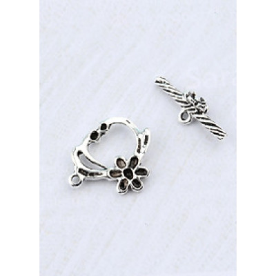 Combo 2 cái charm bạc hình khóa - Ngọc Quý Gemstones
