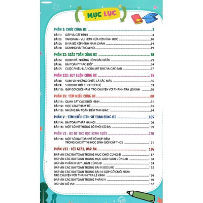 Để Các Em Thích Toán - Dành Cho Học Sinh Từ Lớp 2 Đến Lớp 6 (In Màu) - Tạp Chí Pi -Hội Toán Học Việt Nam - Hanoibooks