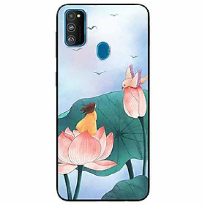 Ốp lưng dành cho Samsung M30s mẫu Cô Bé Và Chú Chim