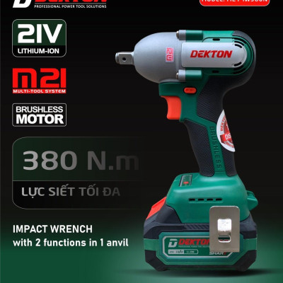 THÂN MÁY SIẾT BULONG  21V    M21-IW380N DEKTON
-HÀNG CHÍNH HÃNG