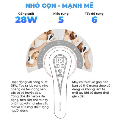 Máy massage cầm tay OKACHI JP-519E