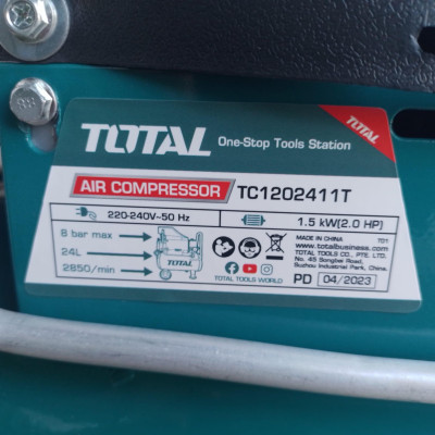 MÁY NÉN KHÍ 24L TOTAL TC1202411T - HÀNG CHÍNH HÃNG