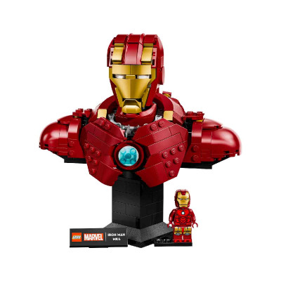 LEGO SUPERHEROES 76327 Đồ Chơi Lắp Ráp Nhân Vật Người Sắt (436 chi tiết)