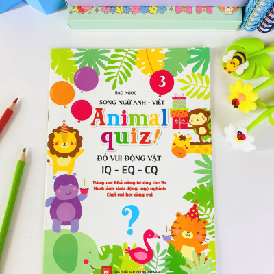 NDB - Animal quiz - đố vui động vật IQ-EQ-CQ ( bộ 4 cuốn )