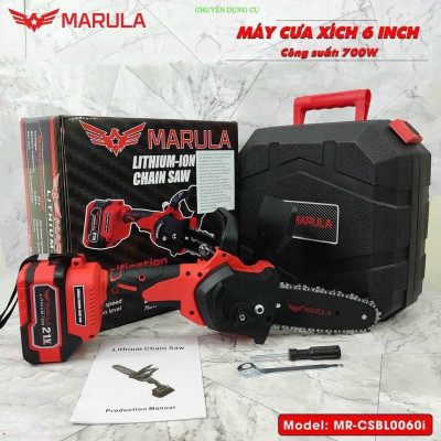 MÁY CƯA XÍCH PIN 6INCH MR-CSBL0060I - MARULA - HÀNG CHÍNH HÃNG