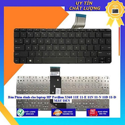 Bàn Phím dùng cho laptop HP Pavilion X360 11E 11-E 11N 11-N 11D 11-D MÀU ĐEN - Hàng Nhập Khẩu New Seal