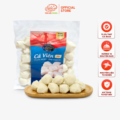 Combo cá viên 500 gram + tôm viên 500 gram Tâm Lợi, loại cao cấp - Giao nhanh trong 3h - 500gr