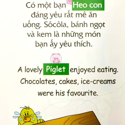 Truyện Tranh Song Ngữ Việt - Anh Cho Bé - Eating Vegetables Is Good For Health - Ăn Rau Vào Cho Khỏe Hơn Nào