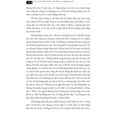 Tự Truyện Henry Ford - Cuộc Đời Và Sự Nghiệp Của Tôi