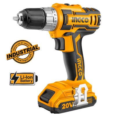 MÁY KHOAN DÙNG PIN LITHIUM (20V) (0.8- 10MM) INGCO CDLI2002 - HÀNG CHÍNH HÃNG