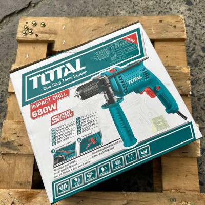 MÁY KHOAN ĐỘNG LỰC 680W TOTAL TG1061356-2E - HÀNG CHÍNH HÃNG