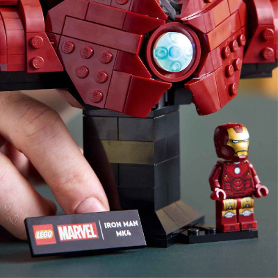 LEGO SUPERHEROES 76327 Đồ Chơi Lắp Ráp Nhân Vật Người Sắt (436 chi tiết)