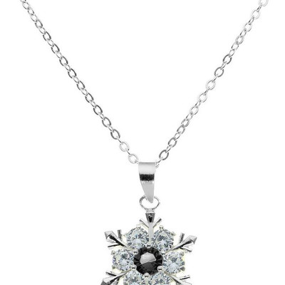 Dây Và Mặt Dây Chuyền Bạc Hiểu Minh DMD077P bông tuyết