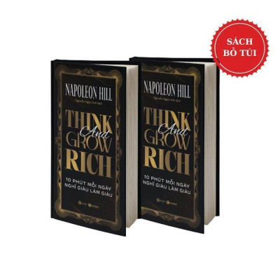 Sách - Think And Grow Rich - 10 Phút Mỗi Ngày Nghĩ Làm Giàu - Sách Bỏ Túi - Thái Hà Books