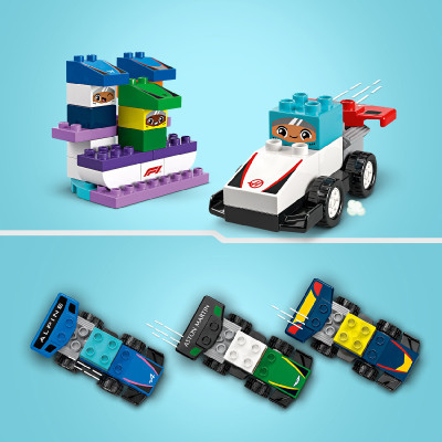 LEGO DUPLO 10445 Đồ Chơi Lắp Ráp Cuộc Đua Xe Kỳ Thú (70 chi tiết)