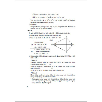  Phương Pháp Tư Duy Tìm Cách Giải Toán Hình Học Lớp 8 ( Dùng Chung Cho Các Bộ SGK Hiện hành )