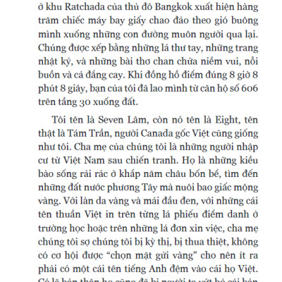 8 Giờ 8 Phút 8 Giây - Tiểu Thuyết Phóng Tác Từ Sự Thật Của Những Con Tim Phi Giới Tính