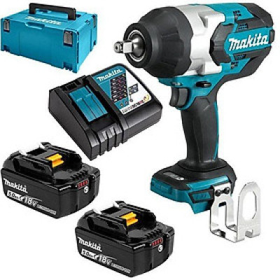 MÁY SIẾT BULONG DÙNG PIN 40V MAKITA TW001GM204 (2 PIN 40V MAX 4AH, 1 SẠC NHANH VÀ 1 THÙNG NHỰA) - HÀNG CHÍNH HÃNG