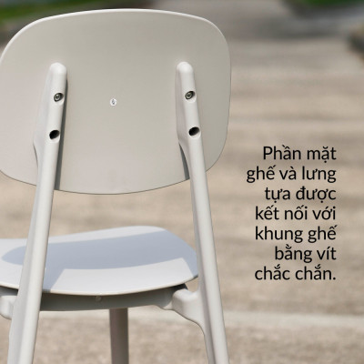 Ghế nhựa đúc Vera nhập khẩu