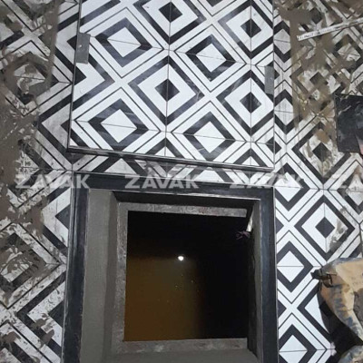 [BẢO HÀNH 2 NĂM] Nắp bể nước ngầm Zavak MHI-70 dùng trong nhà, KT70x70cm, lát gạch dày 1.2cm, chịu tải xe máy, inox 304