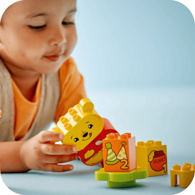 LEGO DUPLO 10457 Đồ Chơi Lắp Ráp Tiệc Sinh Nhật Gấu Pooh (22 chi tiết)