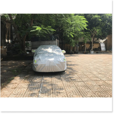 #FREE SHIP# Bạt xe hơi , áo trùm che phủ xe hơi, Bạt phủ xe ôtô tráng nhôm bạc 4 - 7 chỗ, chống nóng, mưa. YXXL