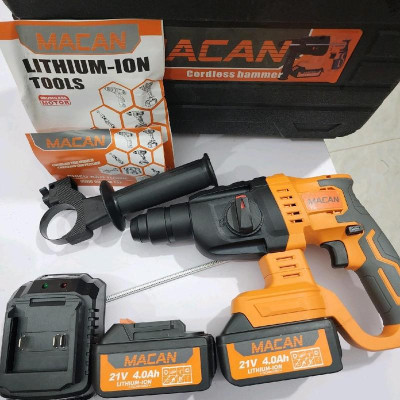 Máy Khoan Bê Tông Pin MACAN 21V Không Chổi Than 2 Chức Năng
