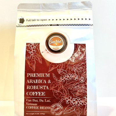 Cà phê Arabica và Robustar cầu đất, đà lạt- 100% cà phê nguyên chất dạng hạt 500g