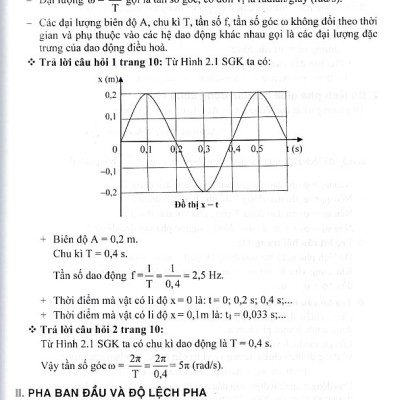 Hướng dẫn trả lời câu hỏi và bài tập Vật lý 11 - Kết nối tri thức