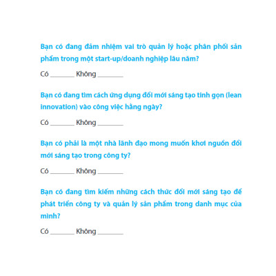 Vòng Đời Sản Phẩm Tinh Gọn - The Lean Product Lifecycle